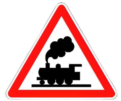 Passage a niveau sans barriere