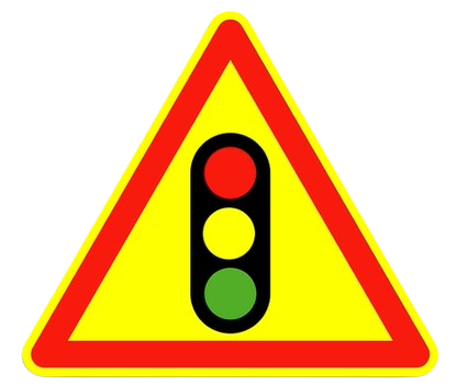 أضواء ثلاثية اللون مؤقتة