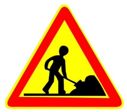 خطر أشغال مؤقتة