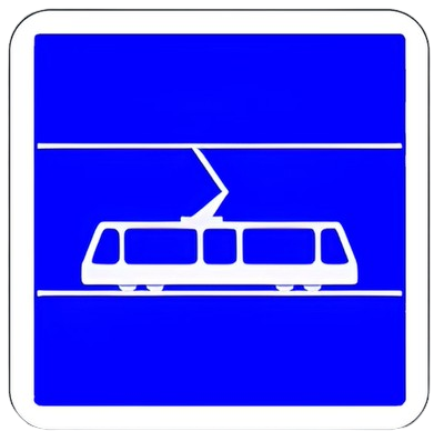 مكان مخصص لوقوف الترامواي