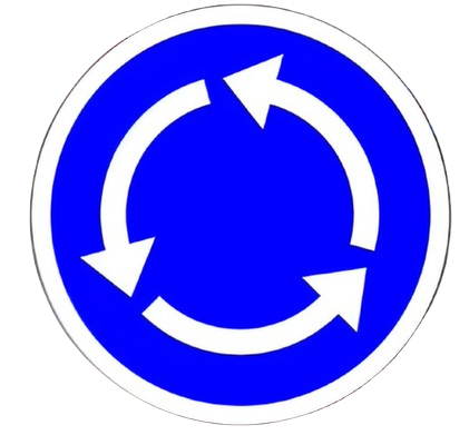 Sens giratoire obligatoire