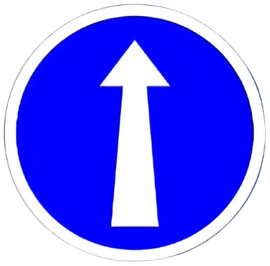 Direction tout droit