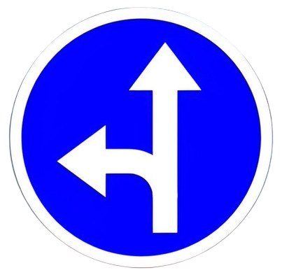 Gauche ou tout droit