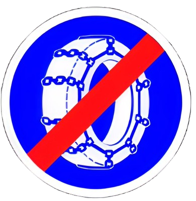 نهاية إجبارية وضع سلاسل الثلوج