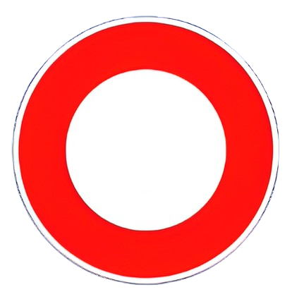 Circulation interdite dans les deux sens