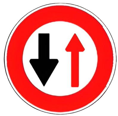 السماح بالمرور للقادم من الاتجاه المعاكس