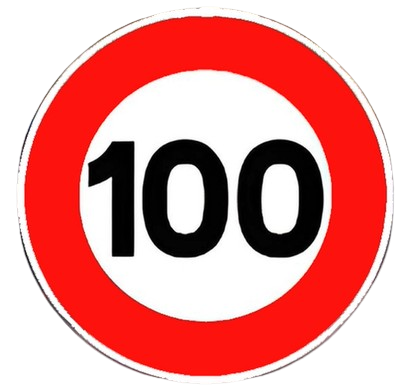 تحديد السرعة ف 100 كلم/ساعة