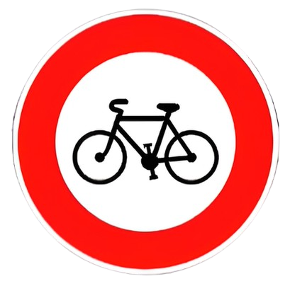 Interdit aux bicyclettes