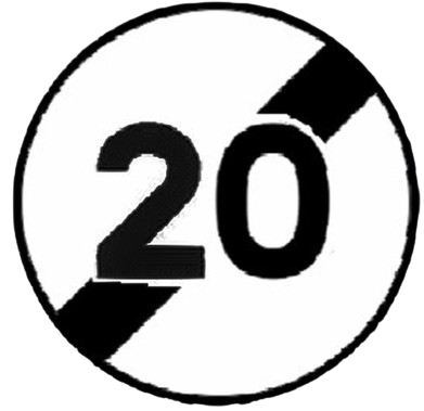 نهاية تحديد السرعة ف 20كلم/ساعة