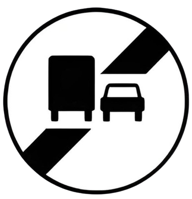 نهاية منع التجاوز للمركبات التي تزيد وزنها الإجمالي 3.5 طن